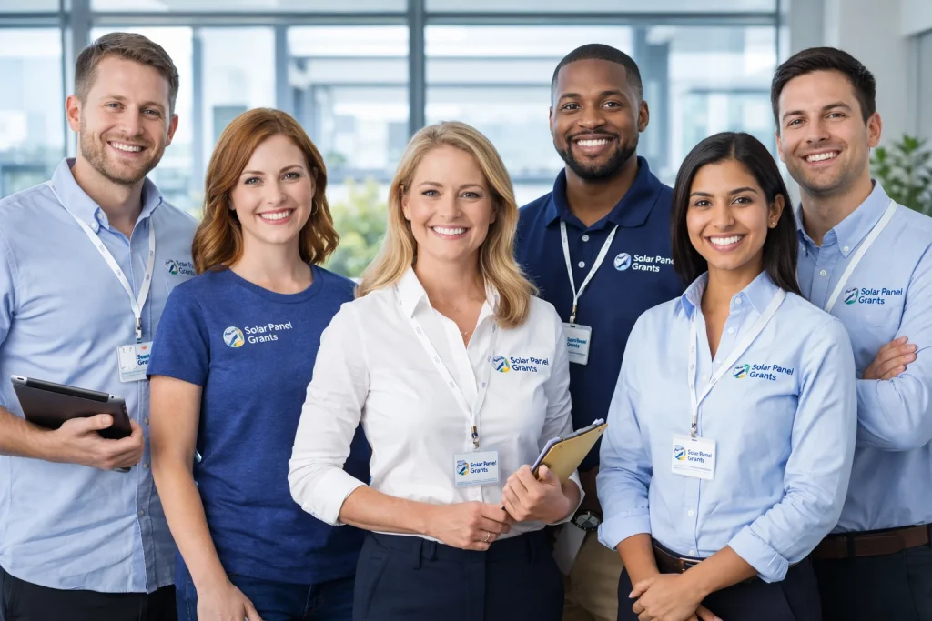 solar panel grants staff